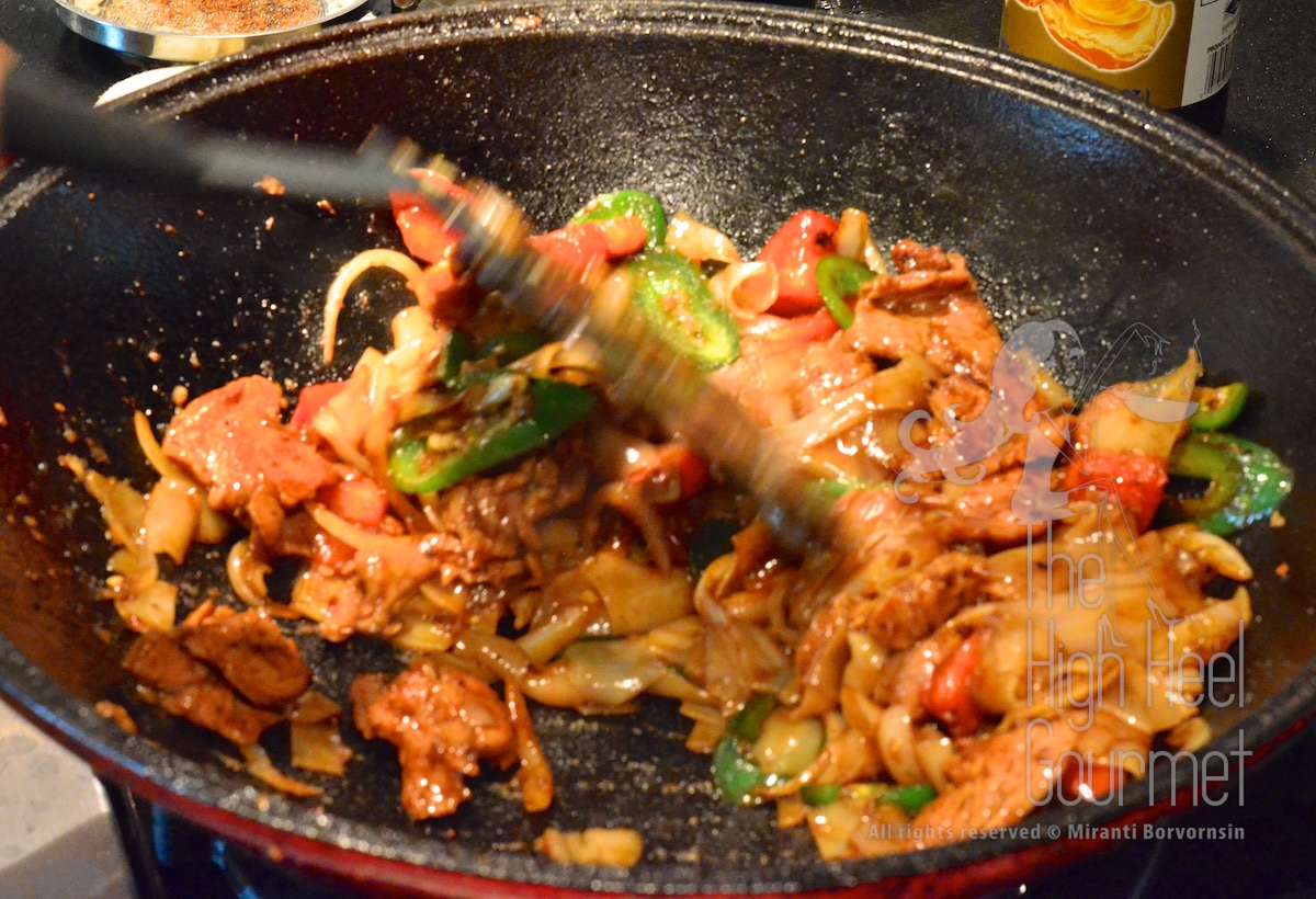 Authentic Thai Pad Kee Mao - spicy drunken noodles by the High Heel Gourmet  17