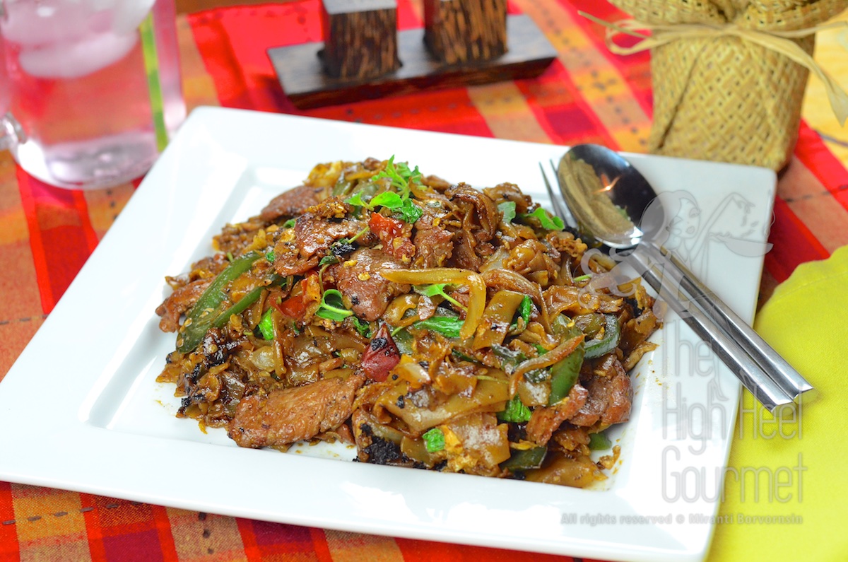 Authentic Thai Pad Kee Mao - spicy drunken noodles by the High Heel Gourmet  2