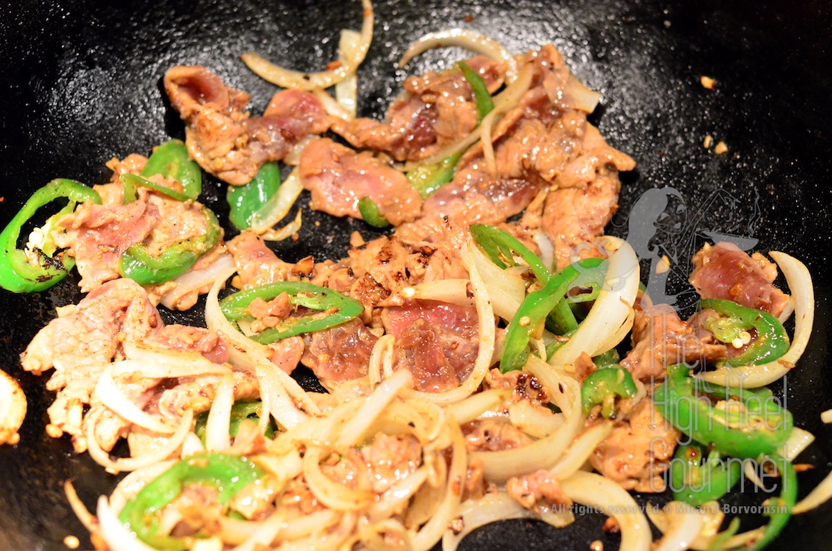 Authentic Thai Pad Kee Mao - spicy drunken noodles by the High Heel Gourmet  9