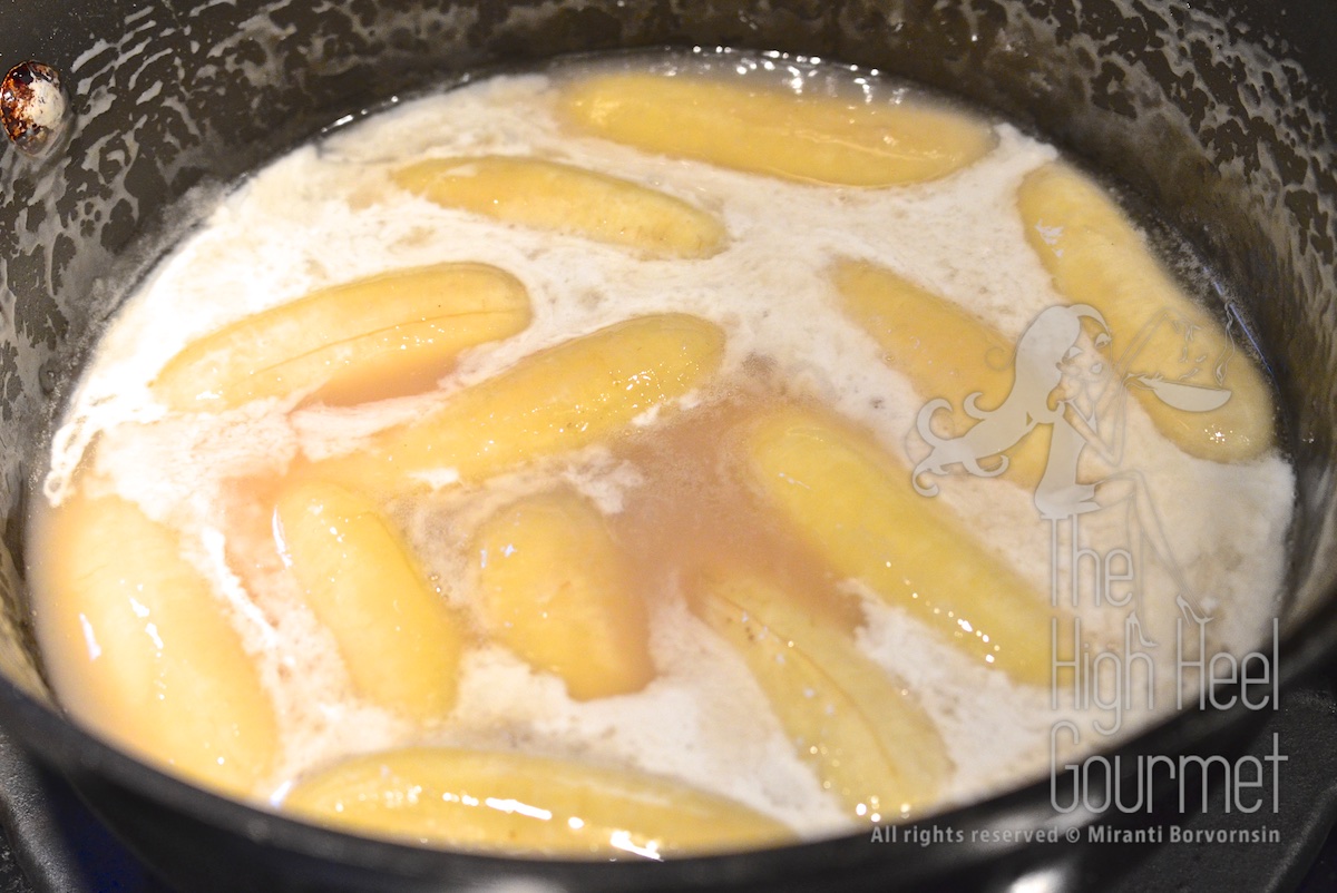 Bananas in coconut syrup, Glauy Buad Chee 5