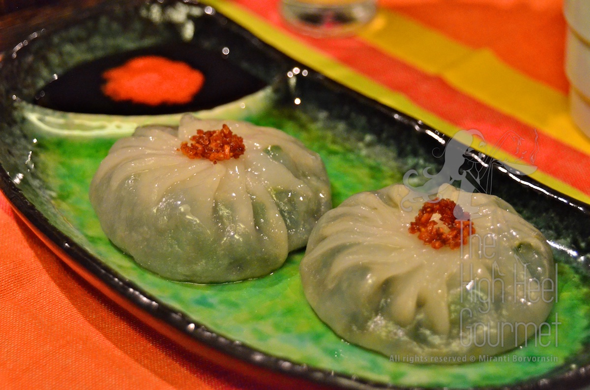 Garlic Chive Dumplings, Kanom Gu Chai by The High Heel Gourmet