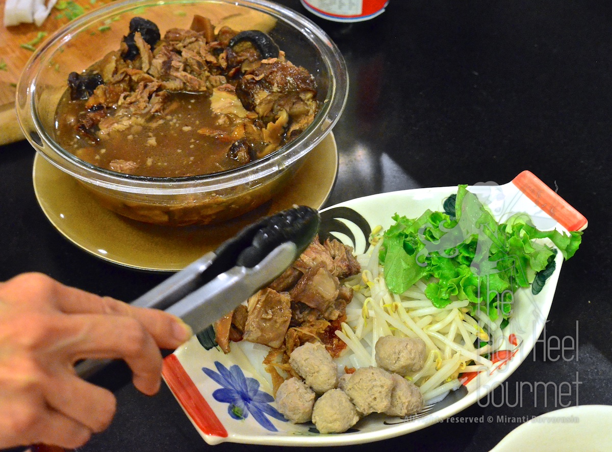 Guay Tiew Neau Toon - Authentic Thai Slow Cook Beef with Noodles by The High Heel Gourmet