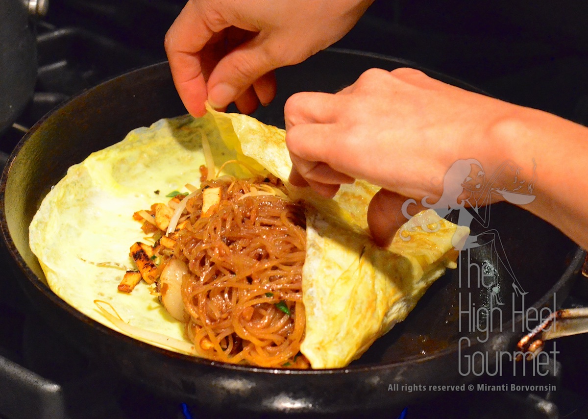 Pad Thai Wrapped with Egg Crepe by The High Heel Gourmet 1