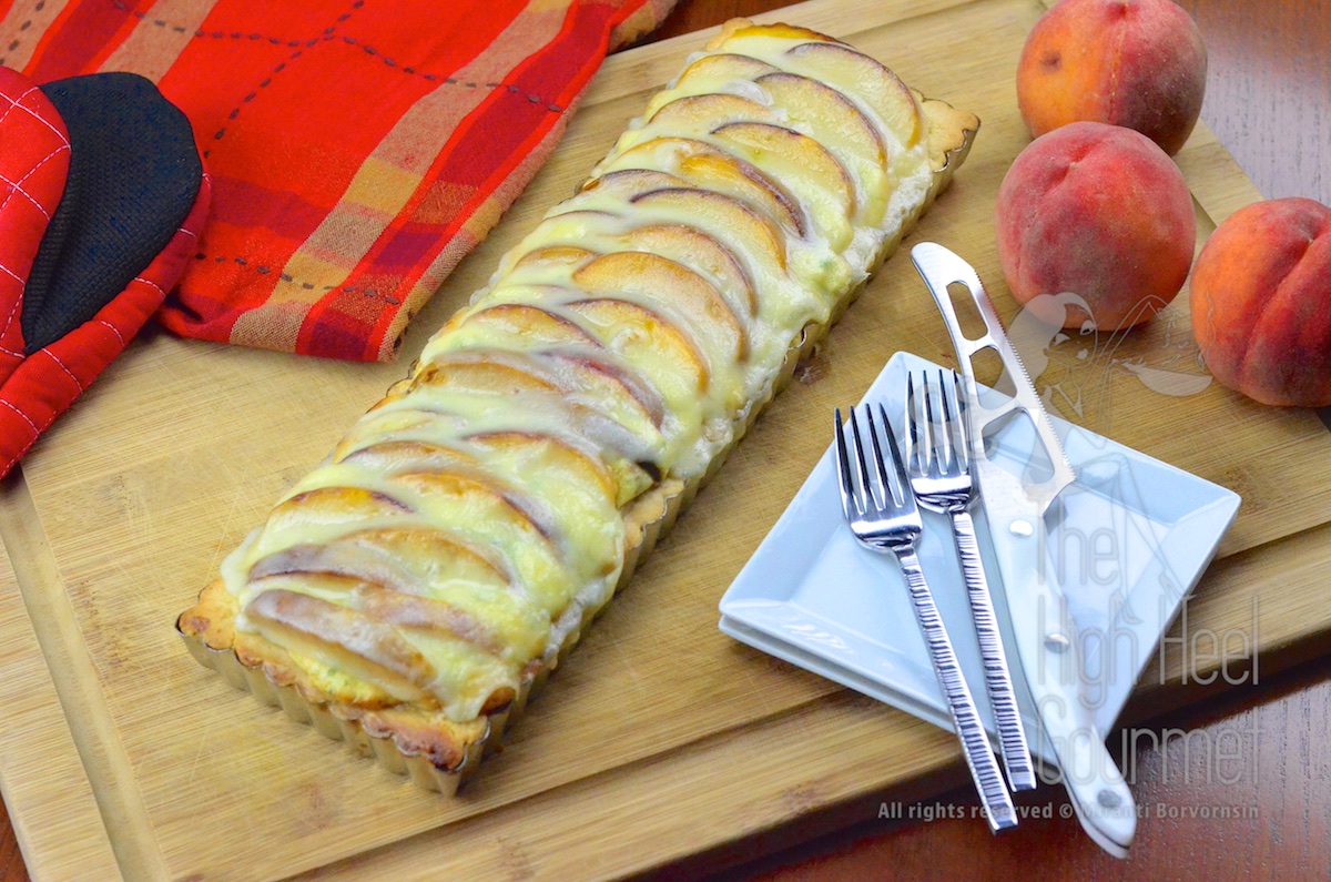 Quiche Tart with Peach by The High Heel Gourmet 14
