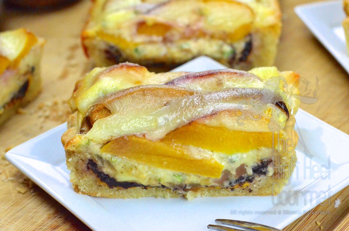 Quiche Tart with Peach by The High Heel Gourmet 15