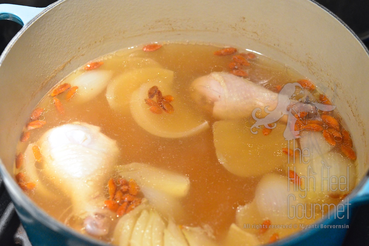 Thai Chicken Noodles Soup and Salad, Guay Tiew Gai by The High Heel Gourmet 20