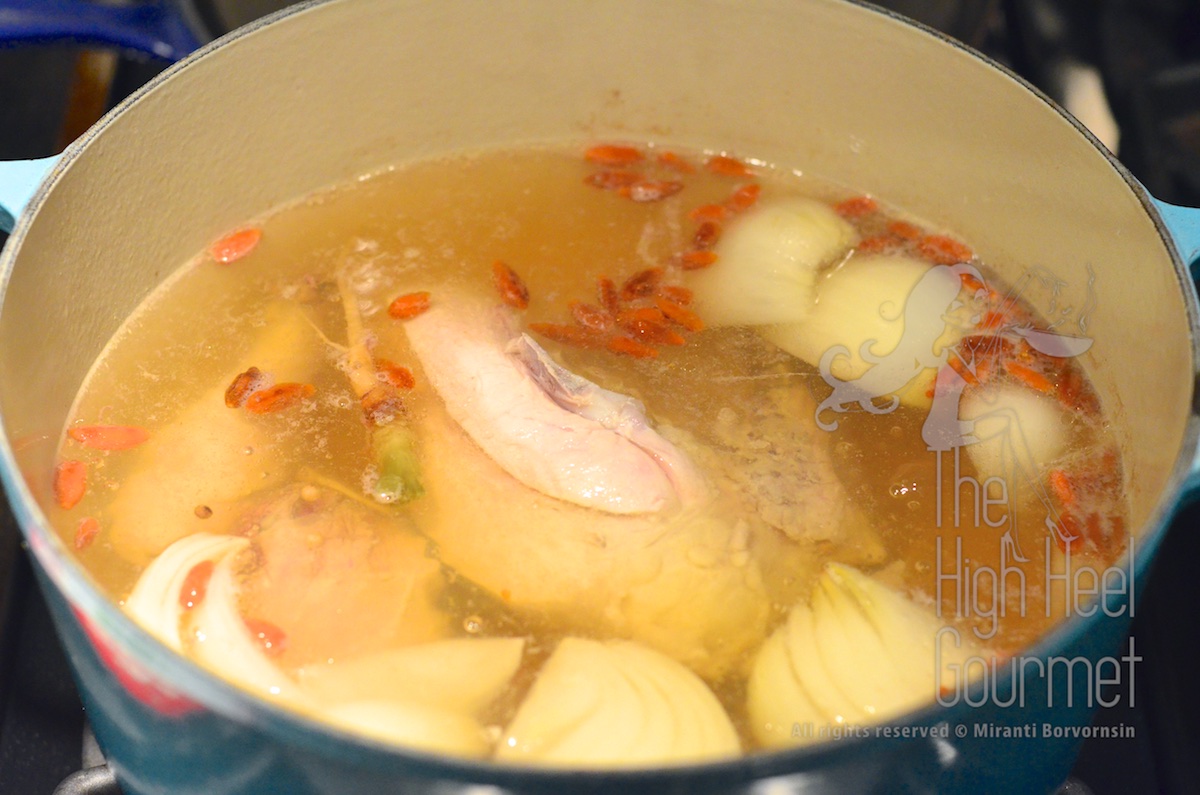 Thai Chicken Noodles Soup and Salad, Guay Tiew Gai by The High Heel Gourmet 22