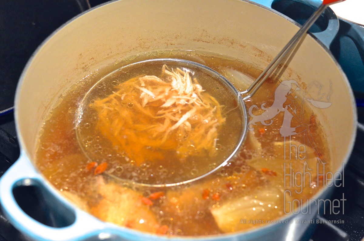 Thai Chicken Noodles Soup and Salad, Guay Tiew Gai by The High Heel Gourmet 8