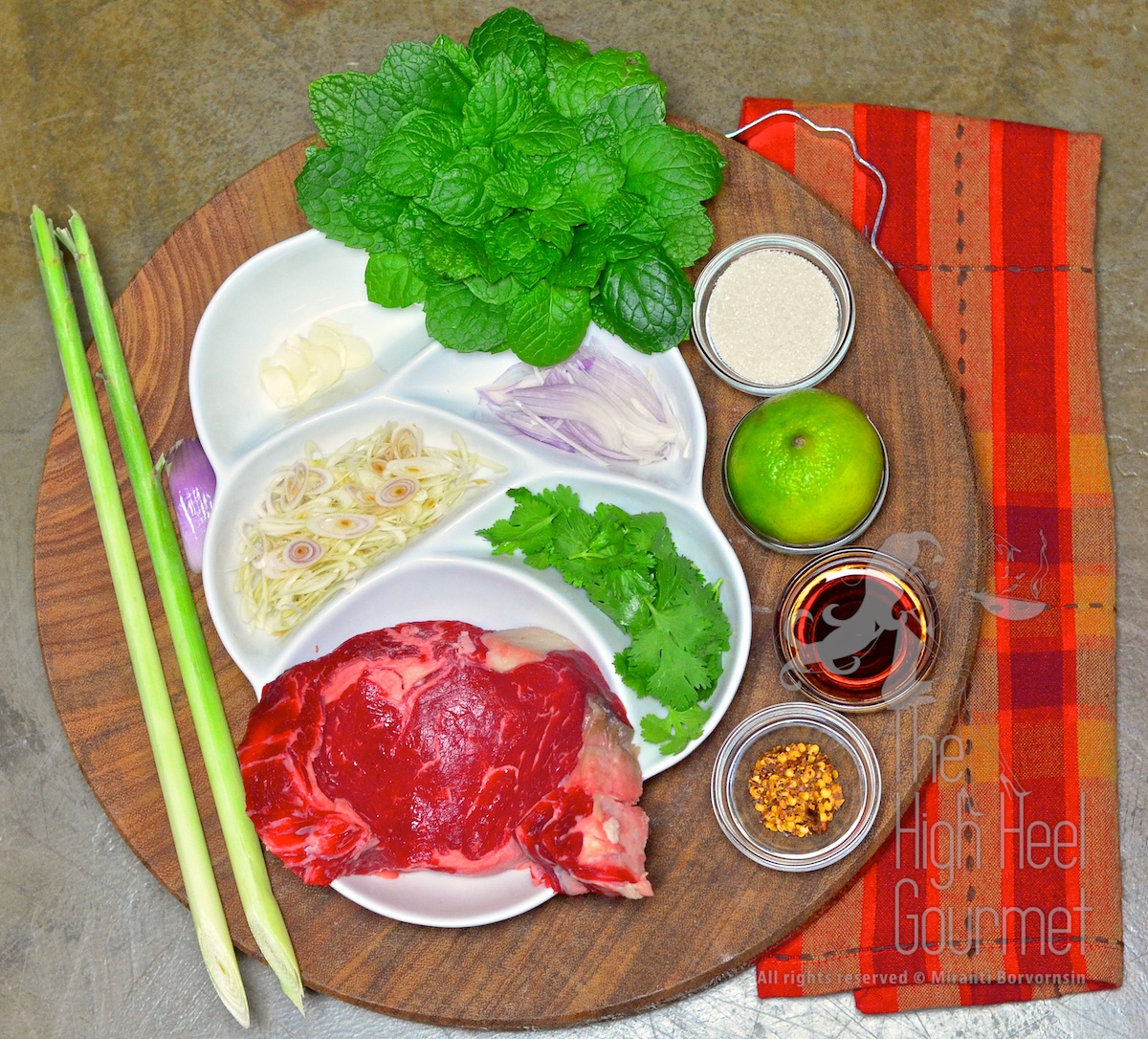 Thai Grilled Beef Salad - Yum Neau Yang by The High Heel Gourmet 10
