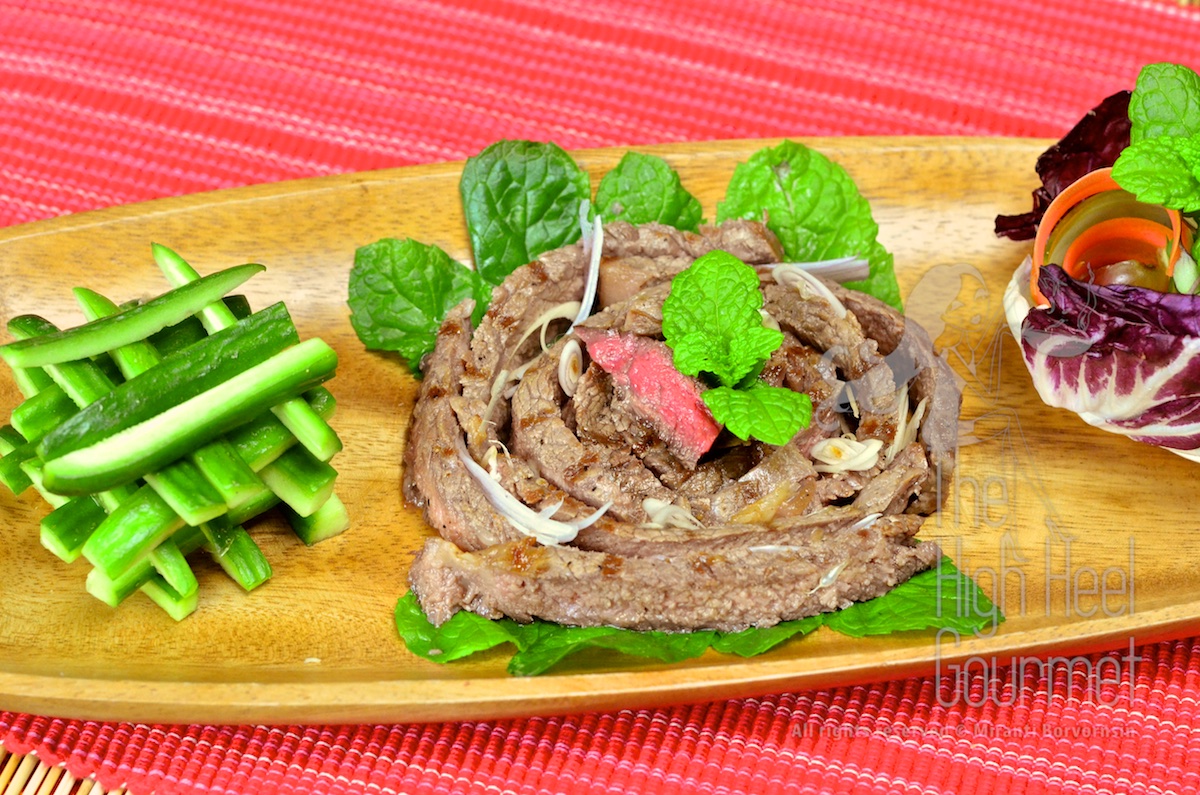 Thai Grilled Beef Salad - Yum Neau Yang by The High Heel Gourmet 12