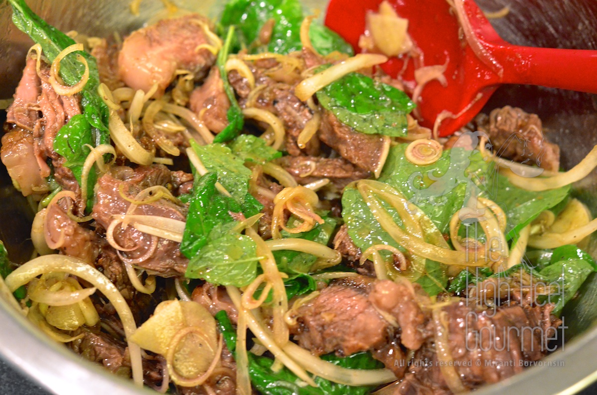 Thai Grilled Beef Salad - Yum Neau Yang by The High Heel Gourmet 6