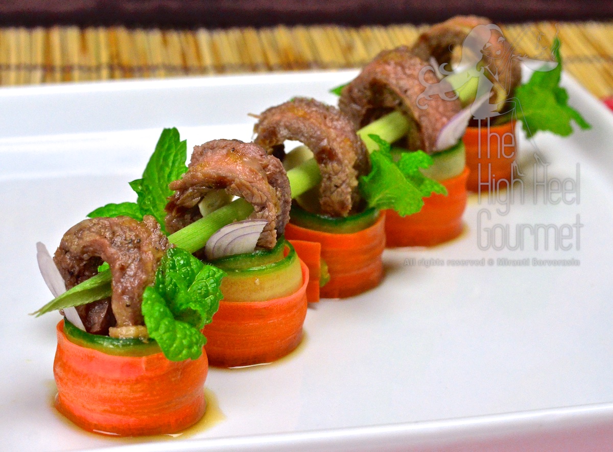 Thai Grilled Beef Salad - Yum Neau Yang by The High Heel Gourmet