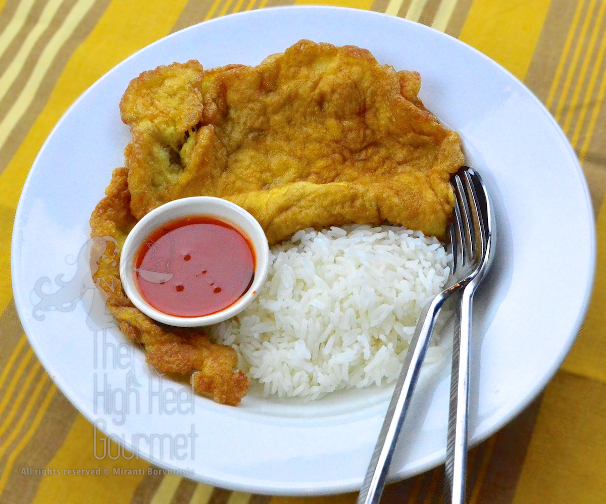 Thai Plain Deep Fried Omelette - Standard Khai Jiao by The High Heel Gourmet 3 (1)