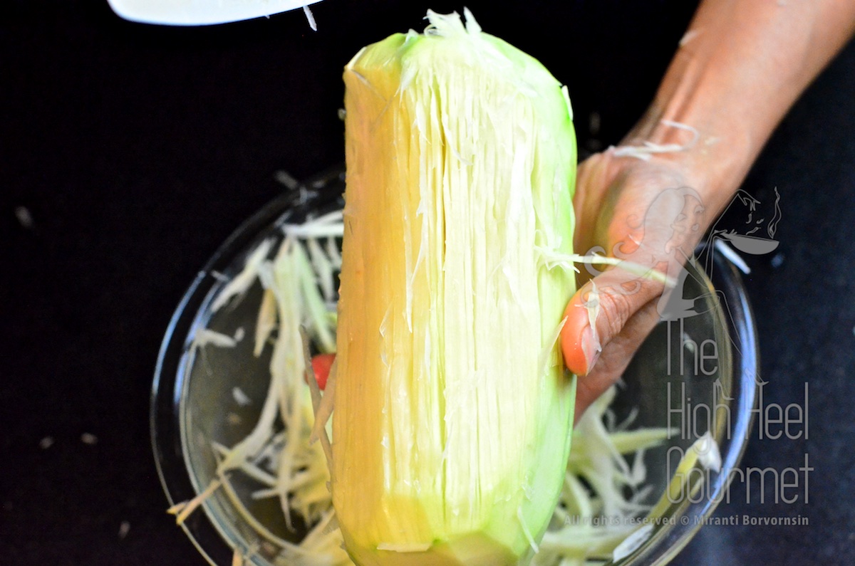 Thai Som Tam - Spicy Green Papaya Salad by The High Heel Gourmet 14