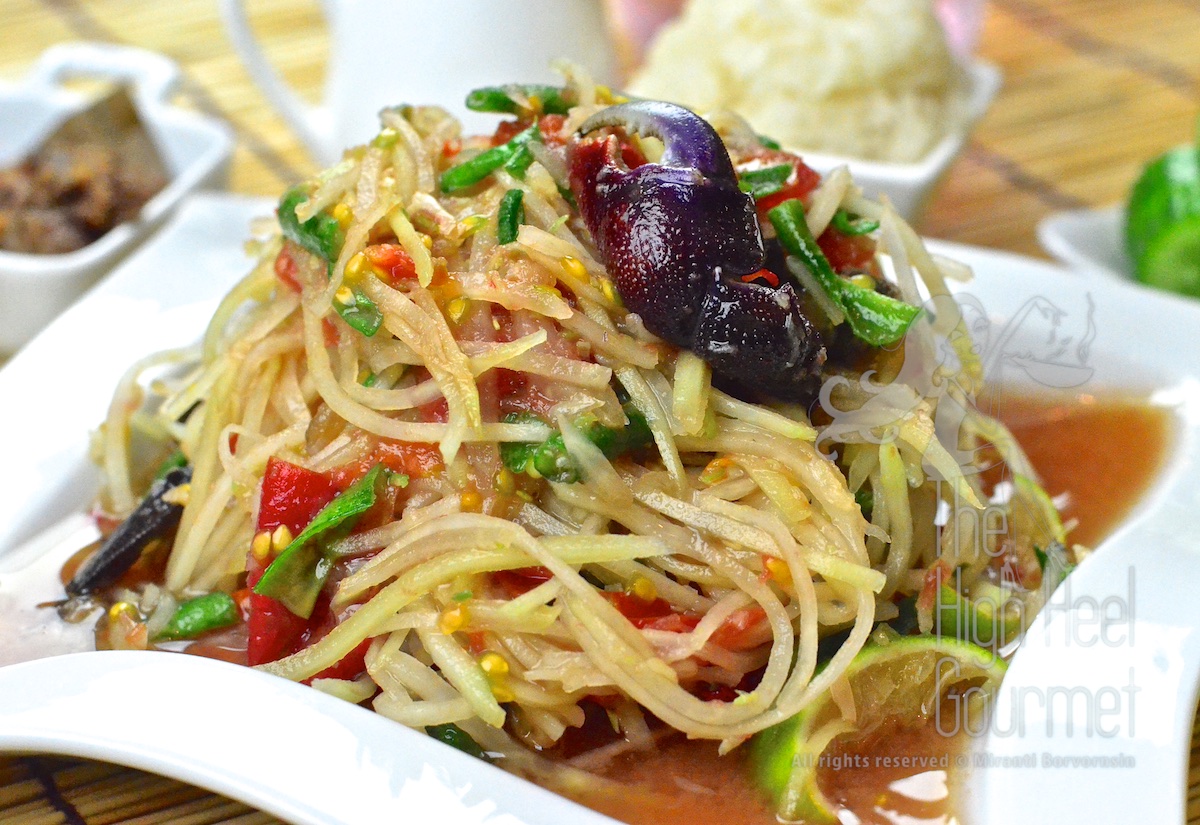 Thai Som Tam - Spicy Green Papaya Salad by The High Heel Gourmet 22
