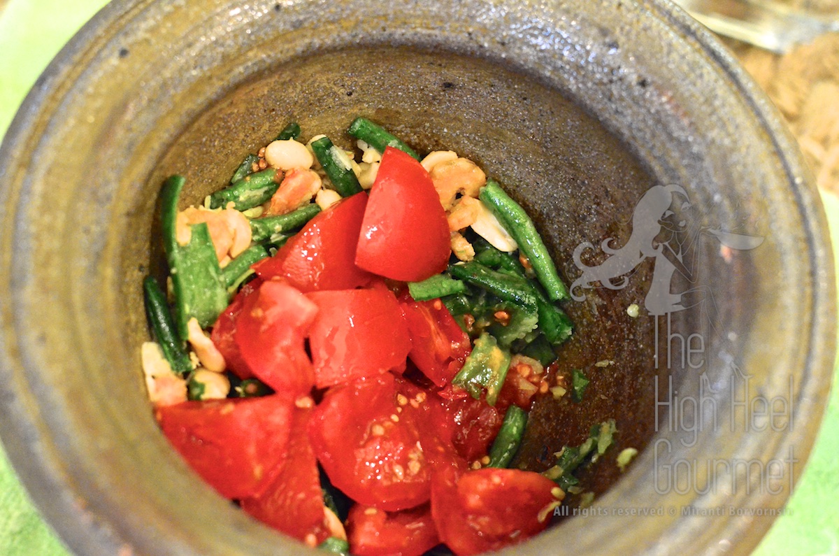 Thai Som Tam - Spicy Green Papaya Salad by The High Heel Gourmet 5
