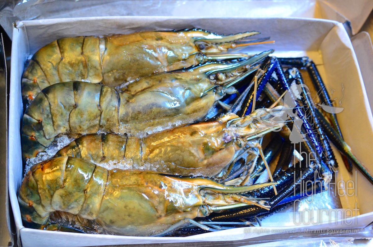 The shrimp-prawn baked in clay pot with glass noodles Goong Ob WoonSen 18