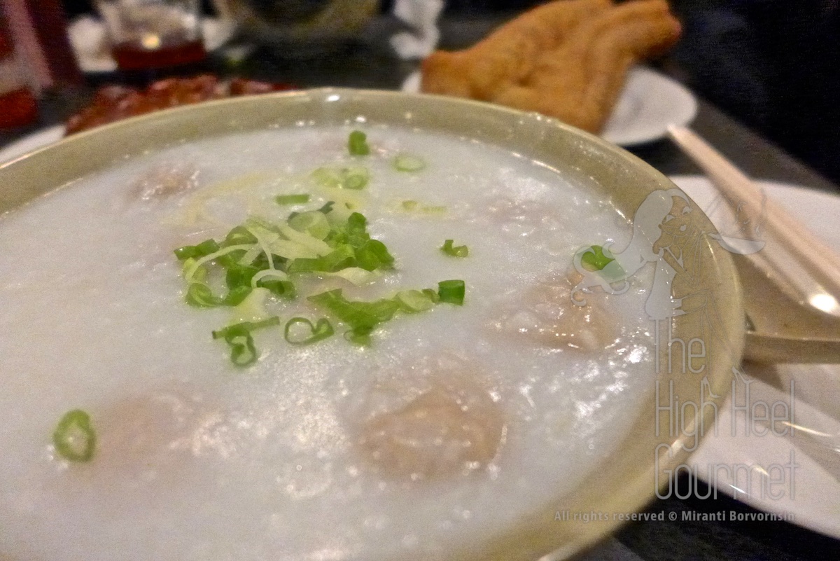 Big Wong King, NYC Porridge with pork balls