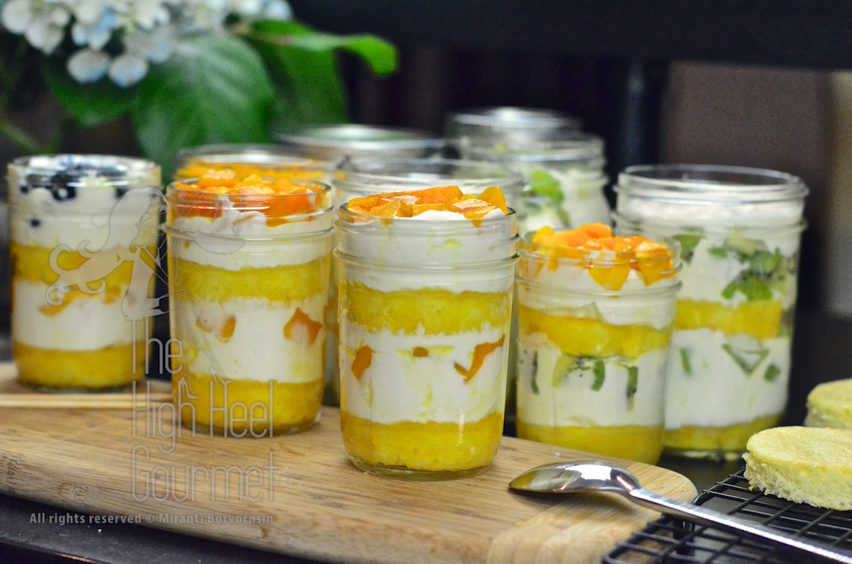 Cake in a jar - Mango Passion Fruit with Whipped Yogurt Frosting by The High Heel Gourmet 21