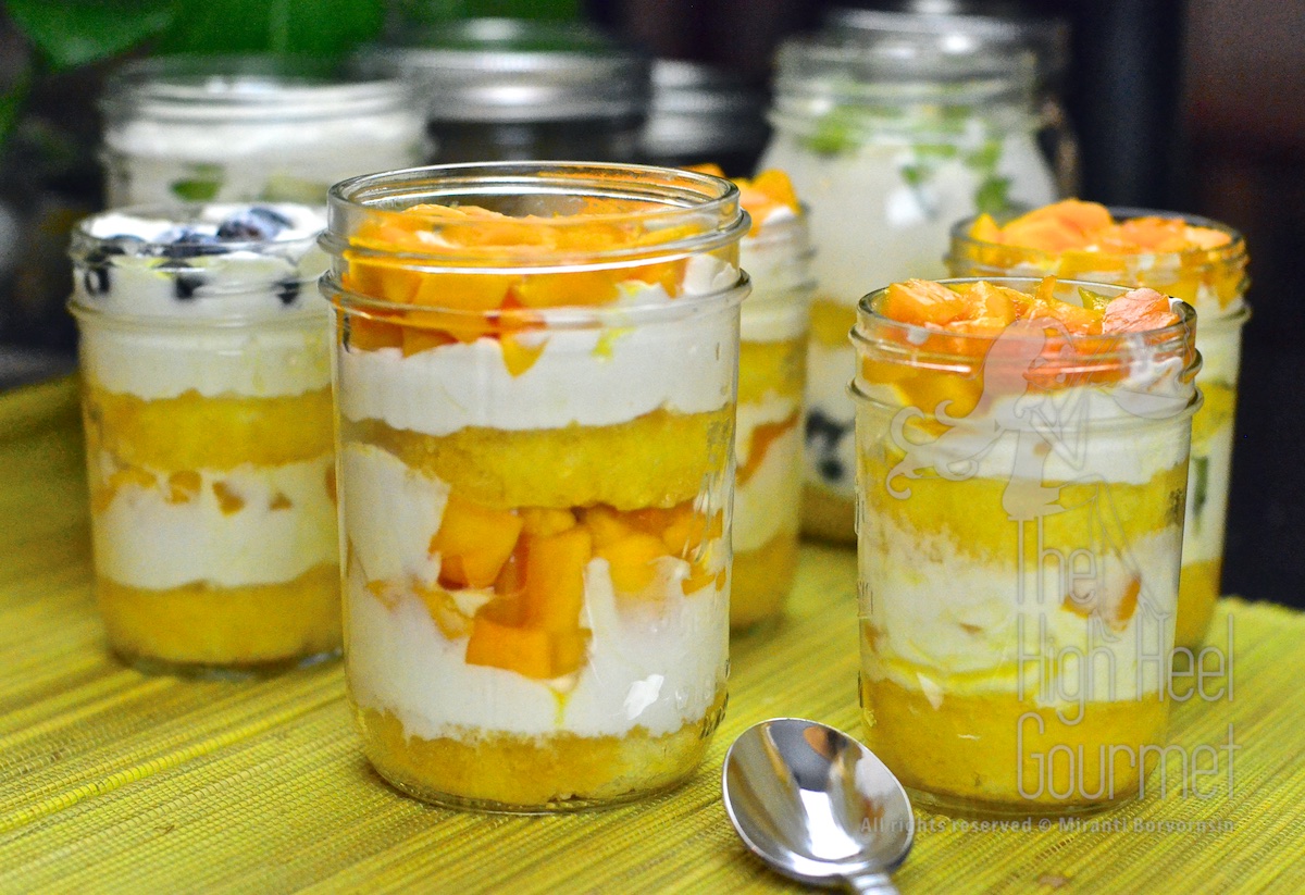 Cake in a jar - Mango Passion Fruit with Whipped Yogurt Frosting by The High Heel Gourmet 7 (1)