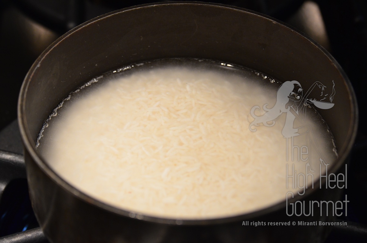 Cooking Rice on Stove top by The High Heel Gourmet 2