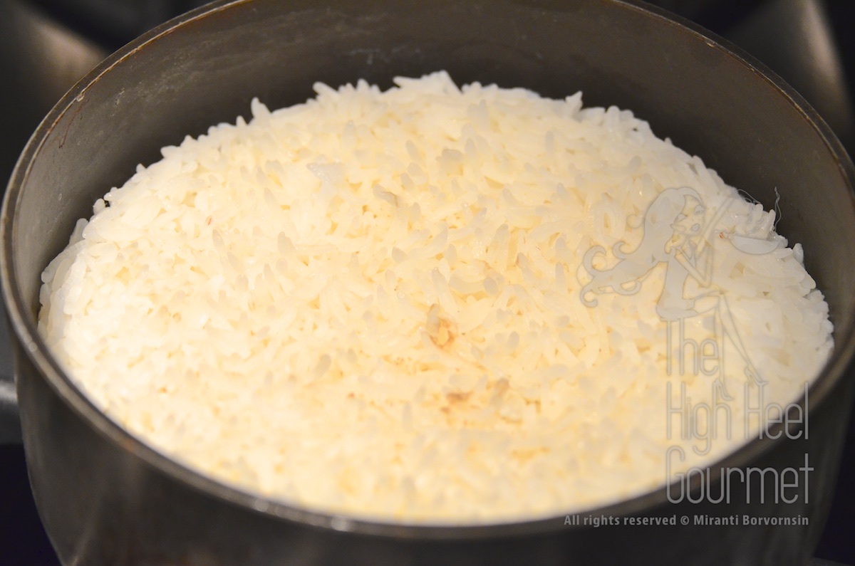 Cooking Rice on Stove top by The High Heel Gourmet 3