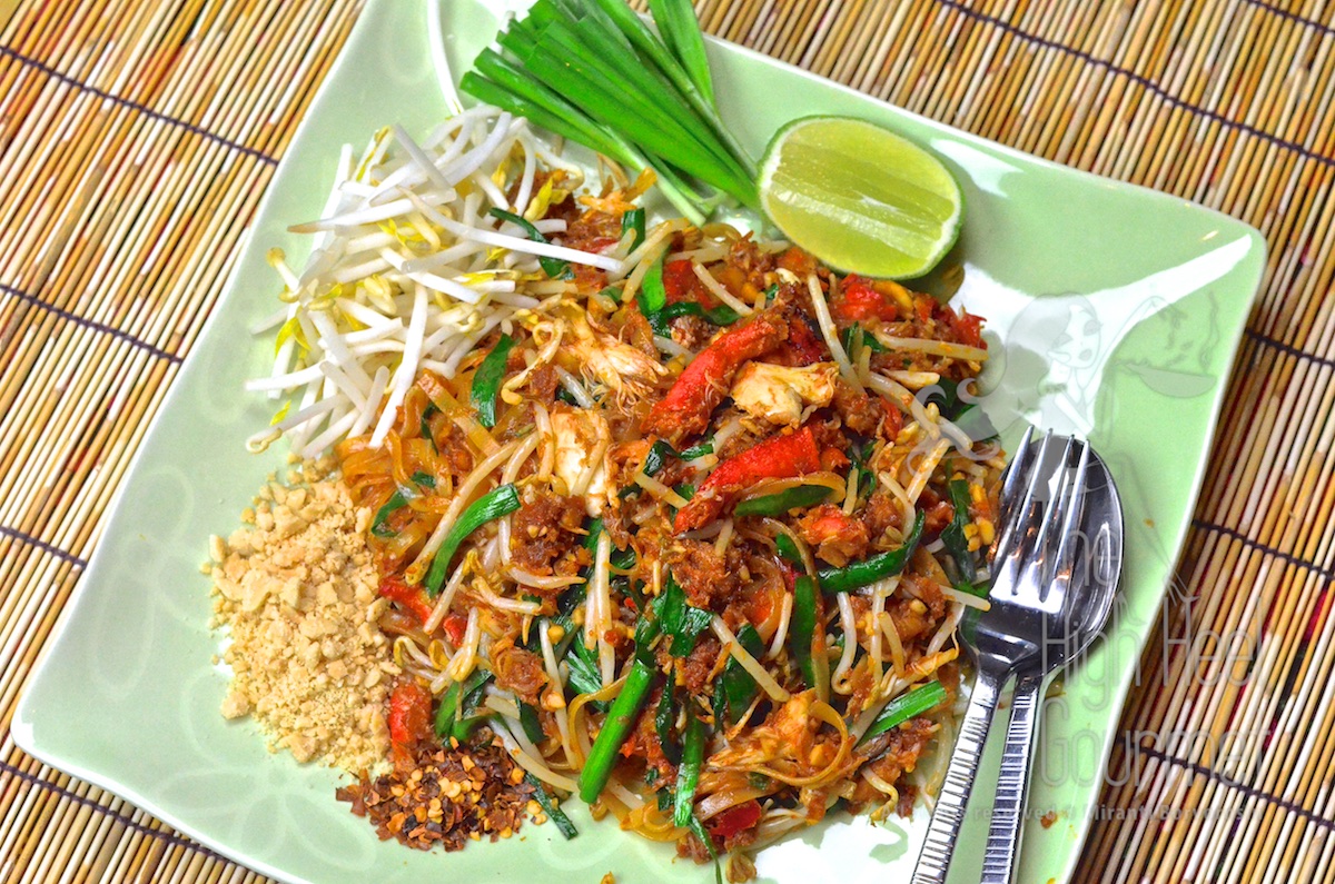 Easy Crab Pad Thai - Sen Chan Pad Pu by The High Heel Gourmet 10