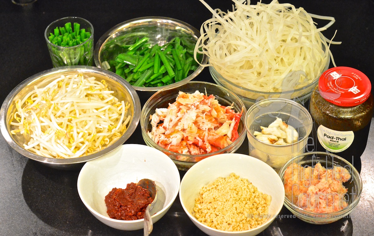 Easy Crab Pad Thai - Sen Chan Pad Pu by The High Heel Gourmet 2