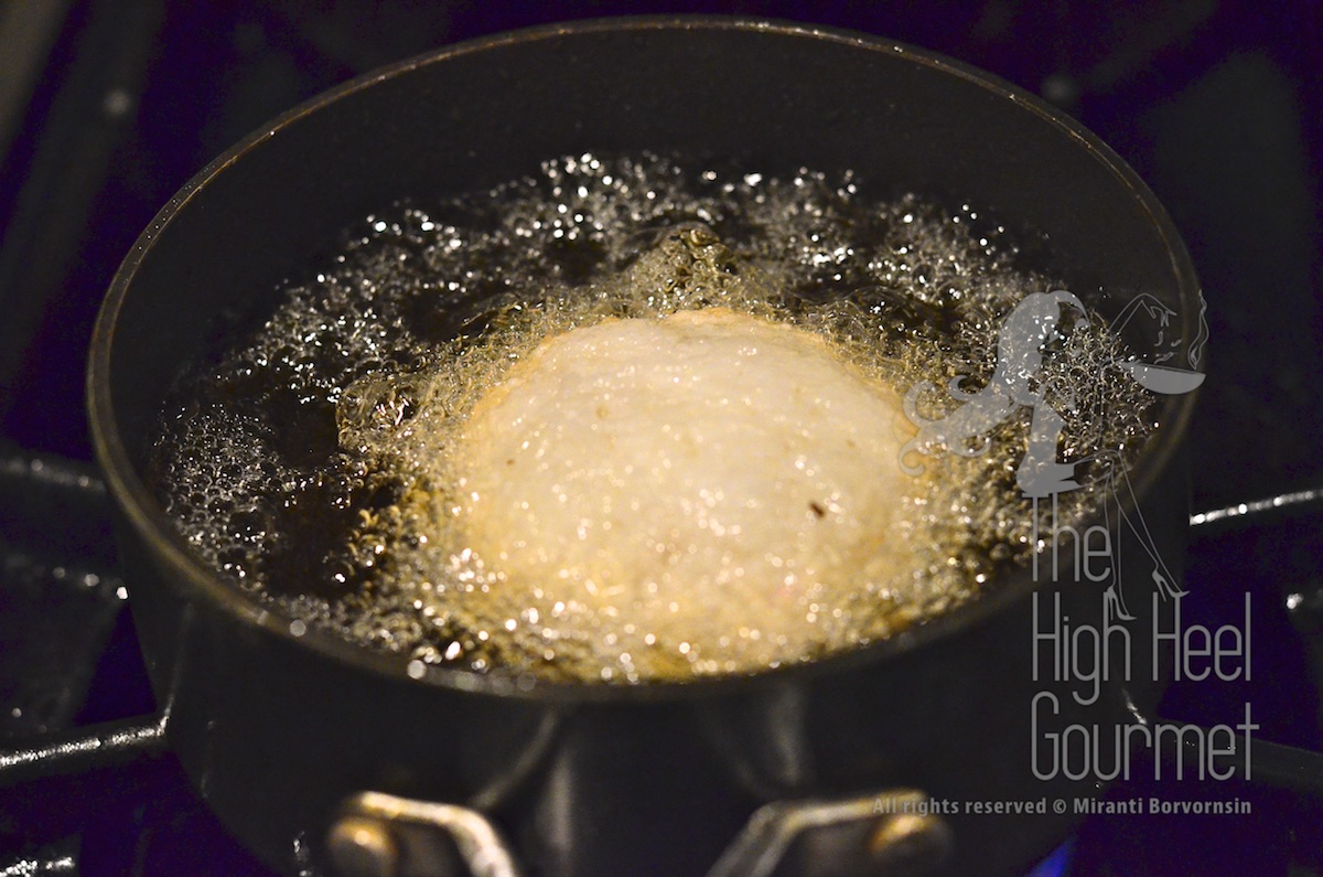 Fried glutinous rice balls filled with Larb by The High Heel Gourmet 4 (1)