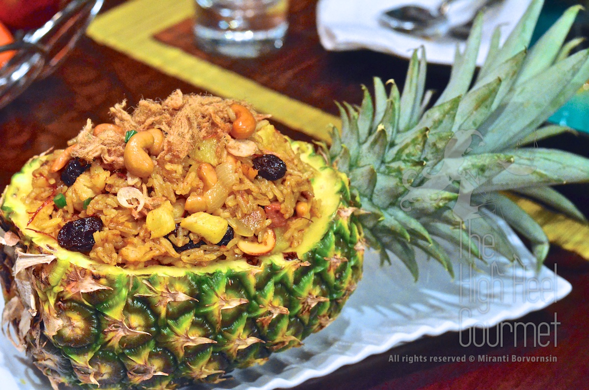 Pineapple Fried Rice - Khao Pad Sapparot by The High Heel Gourmet 7