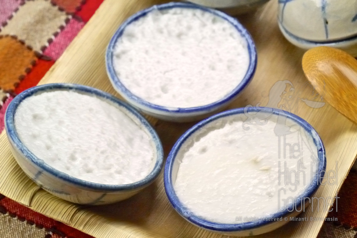 Thai Coconut Rice Custard - Kanom Tauy by The High Heel Gourmet 16