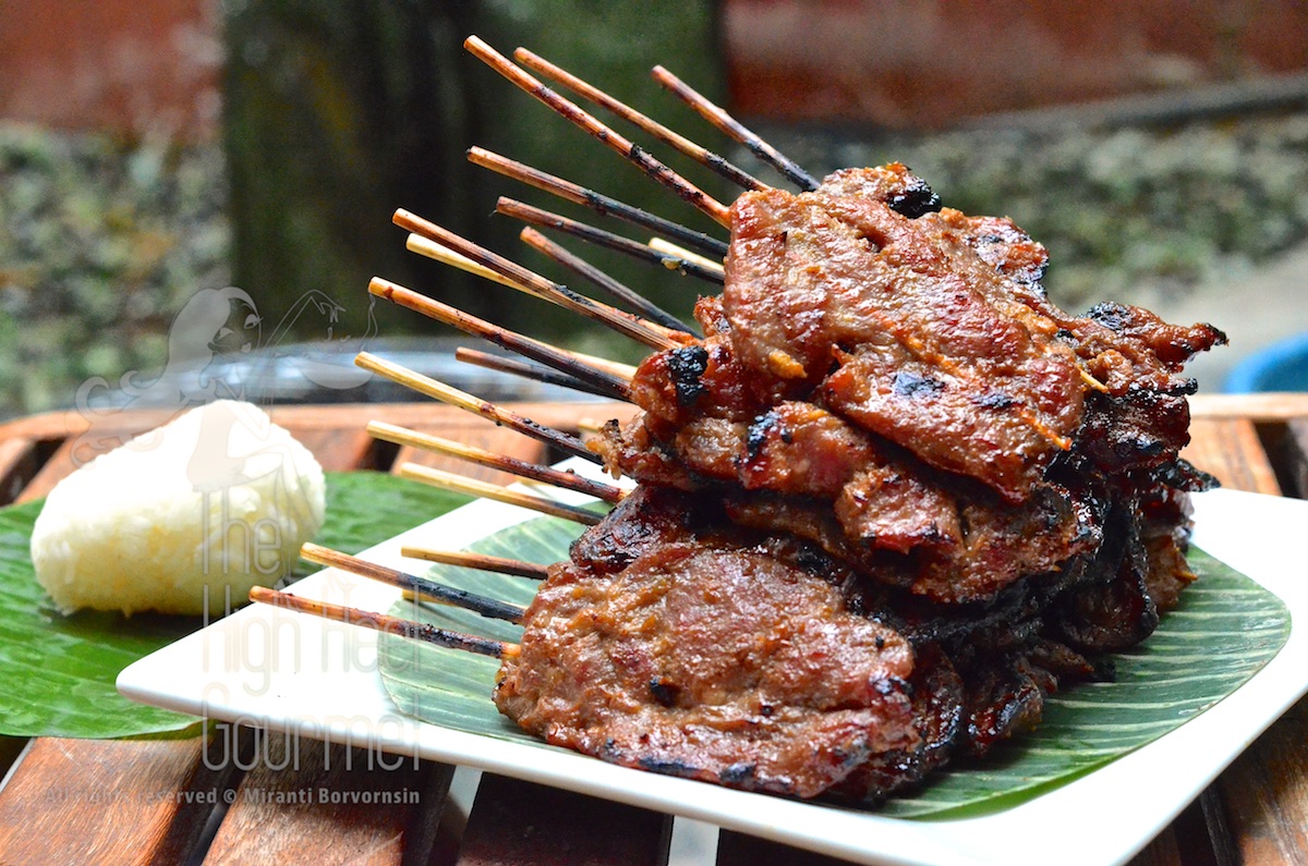Thai Grilled Pork on the Skewers - Moo Ping by The High Heel Gourmet 12