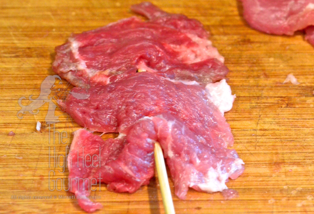 Thai Grilled Pork on the Skewers - Moo Ping by The High Heel Gourmet 5