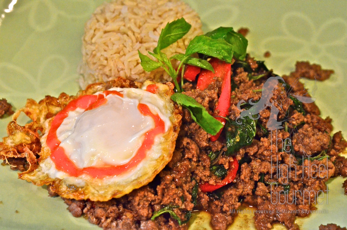 Thai Pad Ka-Prow, Bison Stir Fried with Holy Basil by The High Heel Gourmet 6 (1)