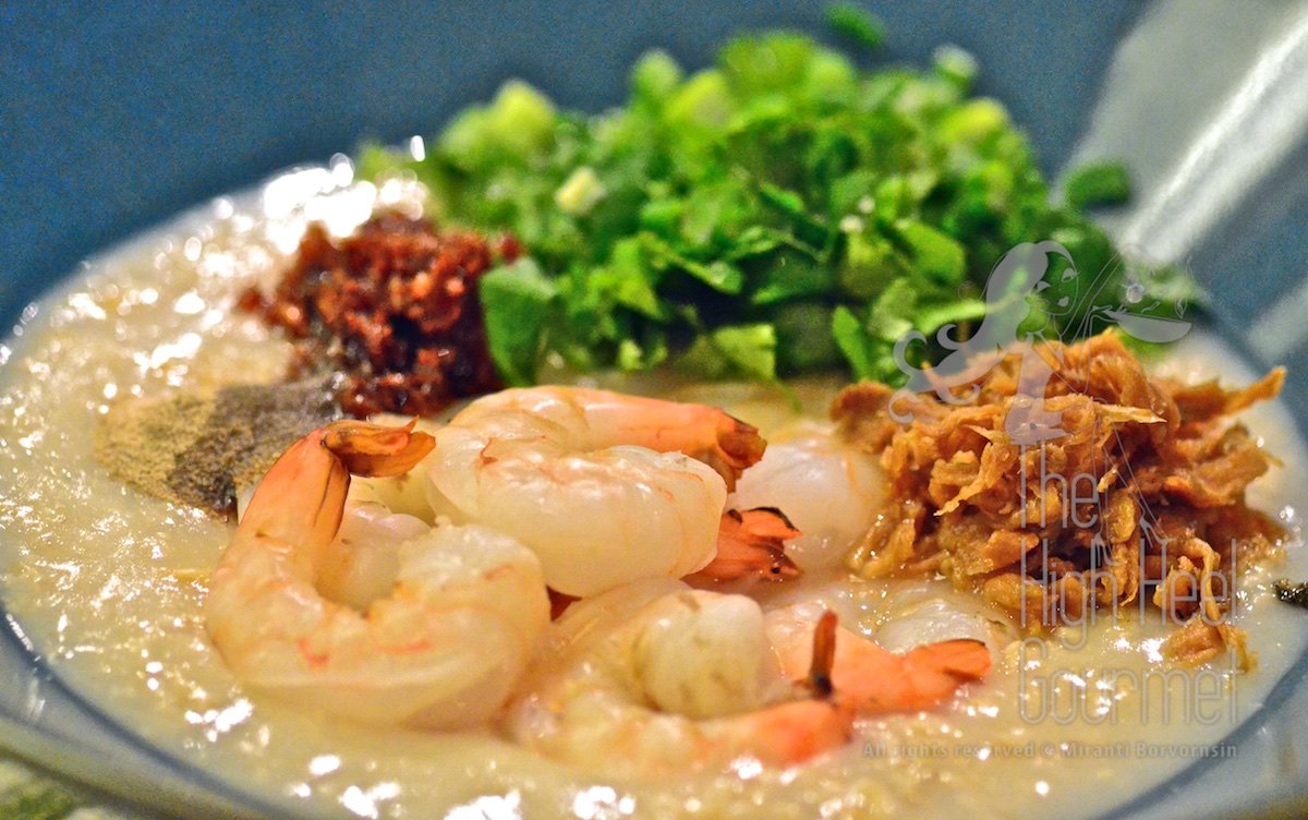 Thai Porridge with Shrimp - Khao Tom Goong by The High Heel Gourmet 1