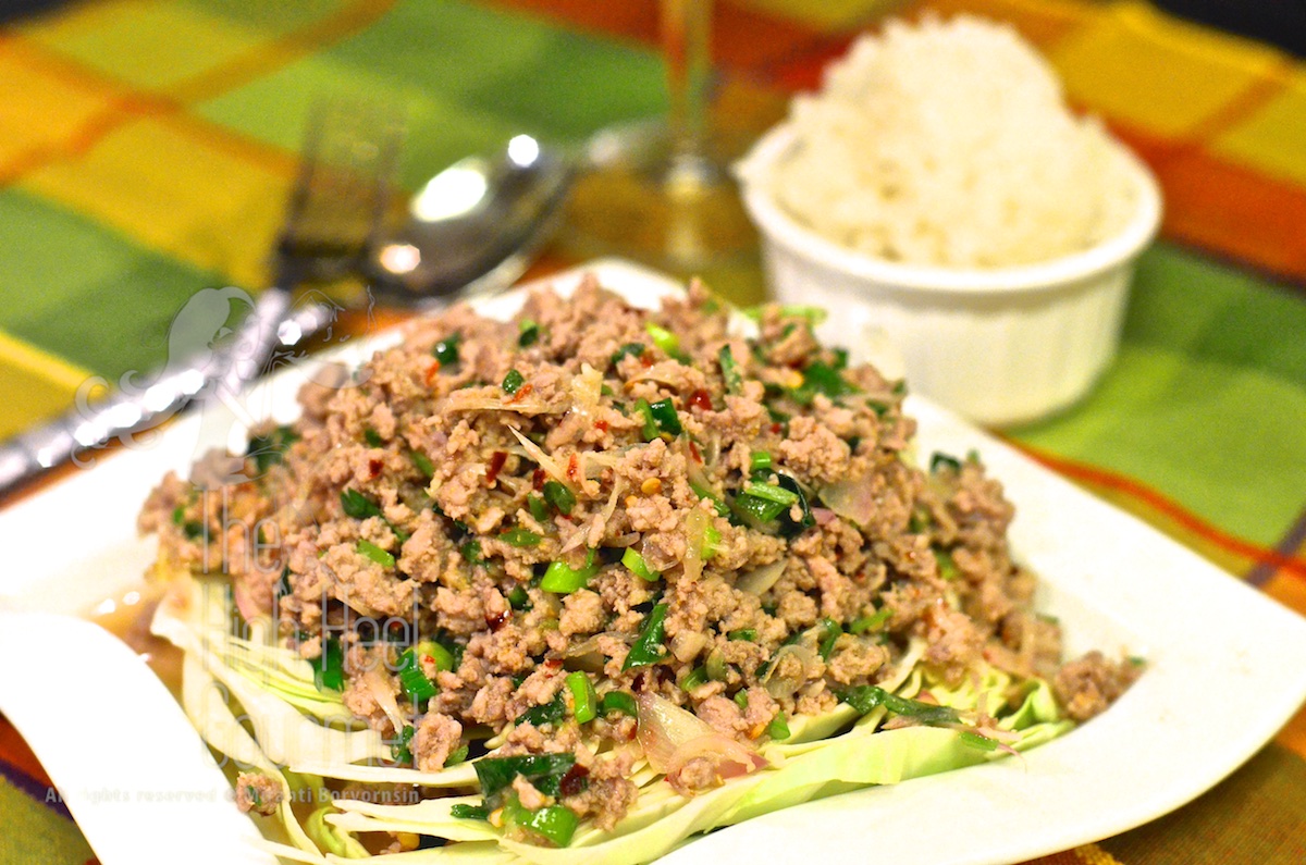Thai Spicy Beef Salad Larb by The High Heel Gourmet 6