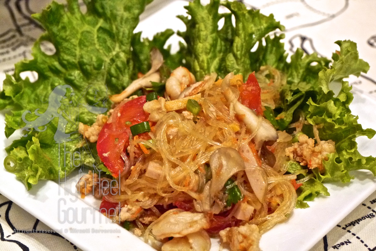 Thai Style Cellophane Noodles Salad - Yum Woon Sen by The High Heel Gourmet 9