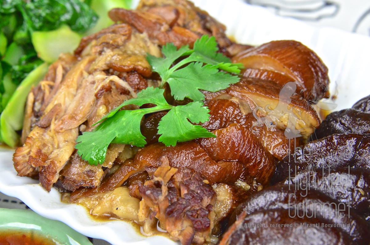 Thai Style Pork Leg Stew with Five Spice - Khao Kha Moo by The High Heel Gourmet 14