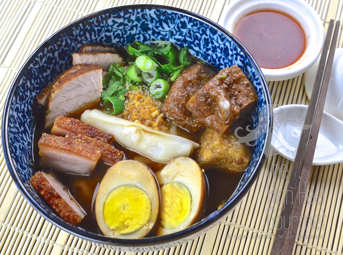 Rice Flakes - Rolled Noodles in Five Spices Broth - Guay Jub Nam Kon by The High Heel Gourmet 19