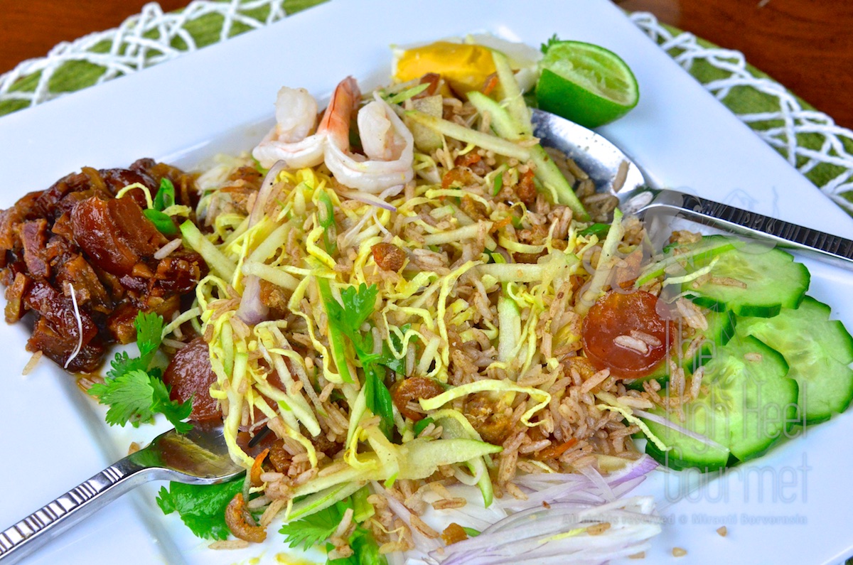 Thai Shrimp Paste Fried Rice - Khao Kluk Kapi by The High Heel Gourmet 5 (1)